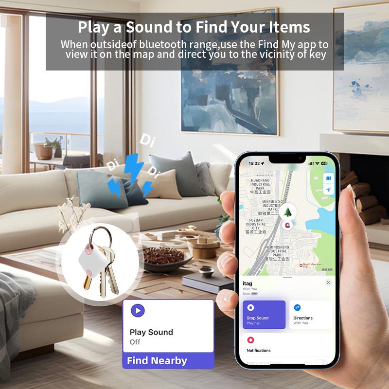 Smart tag Square Bluetooth finding